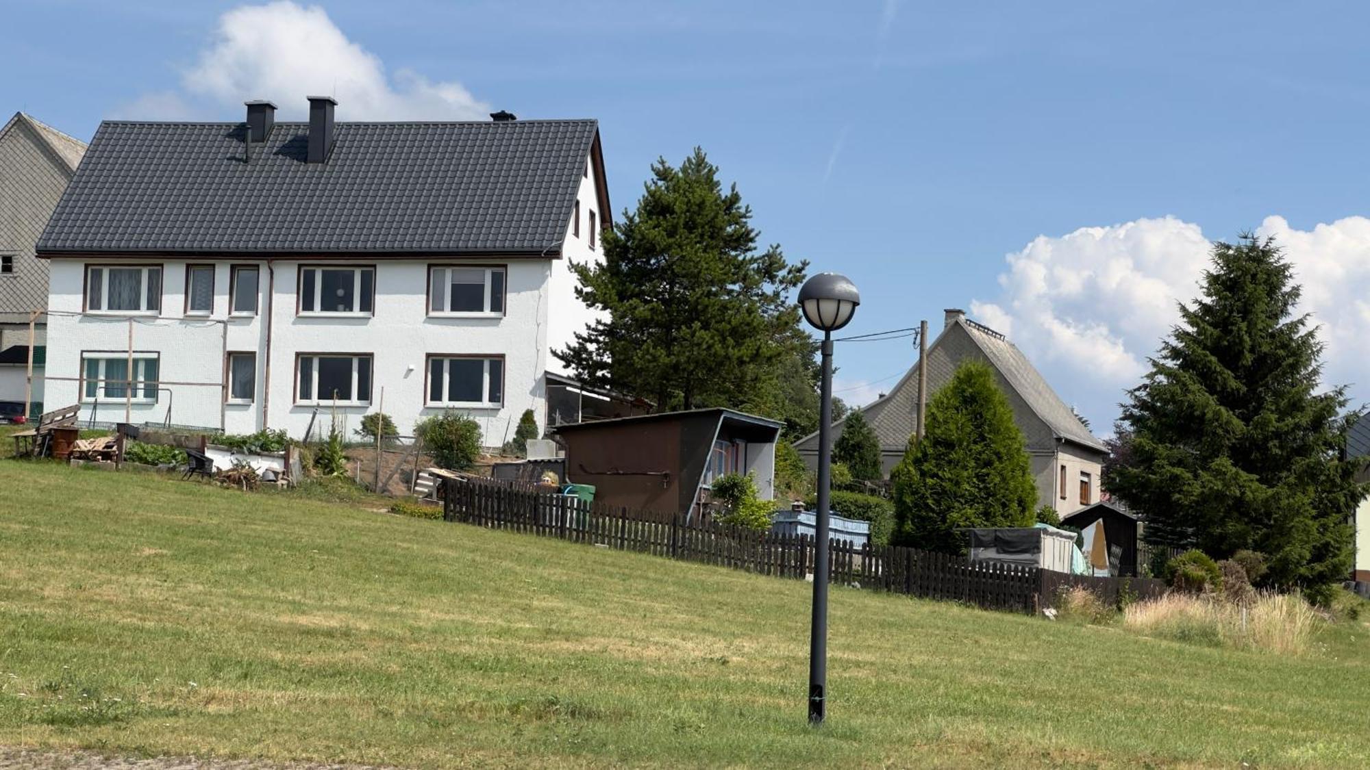 Ferienwohnung Wiesenblick In Seiffen Exterior foto